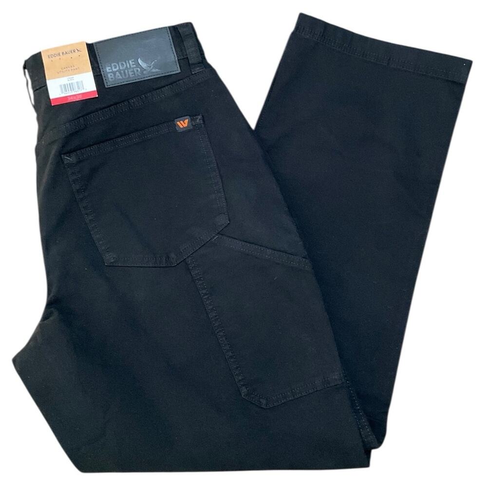 Eddie Bauer Men's Utility Pant Black Size 34 X 30 NWT